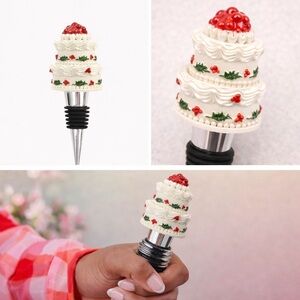Wild Eye Designs Vintage Berry Cake Wine Stopper Decorative Bar Gift